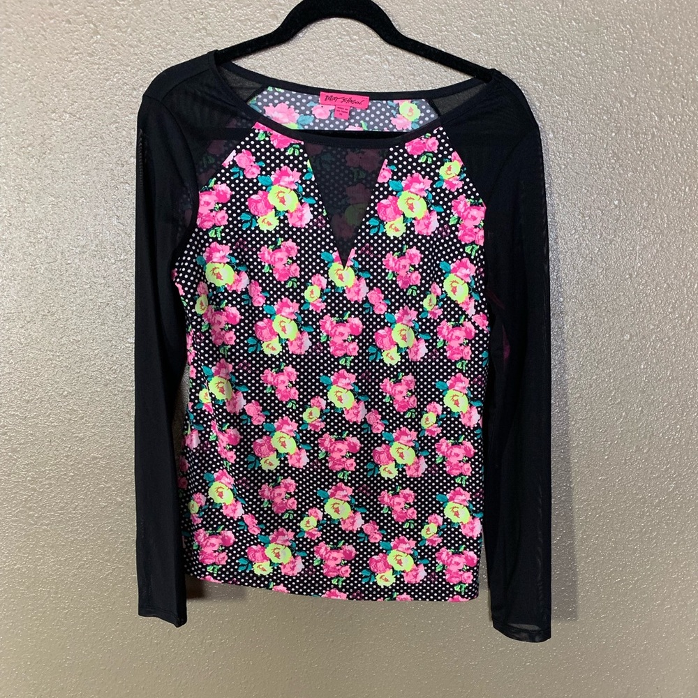 Betsey Johnson Floral Top